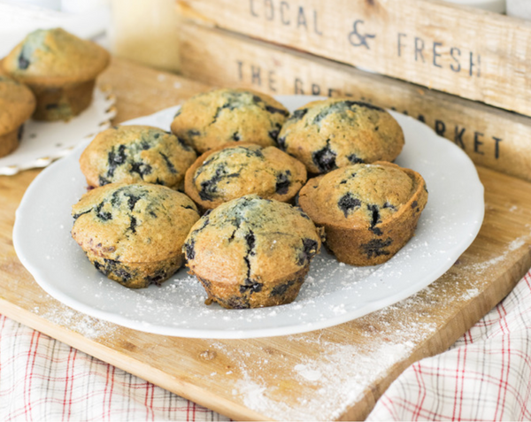 Banana Blueberry Muffins