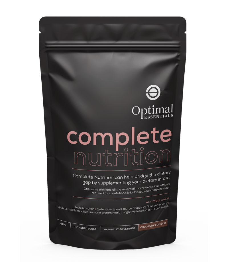 Optimal Essentials Chocolate Flavoured Complete Nutrition Powder for your Nutrition Intake at Eat Well Health