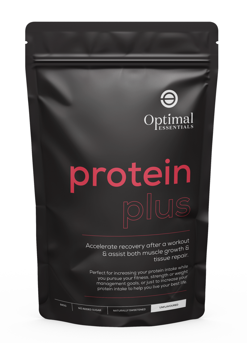 Optimal Essentials Unflavoured Protein Plus Powder for Protein Intake at Eat Well Health