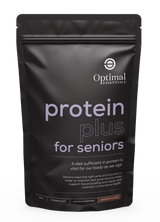 Optimal Essentials Chocolate Flavoured Protein Plus Powder for Seniors for Protein Intake at Eat Well Health