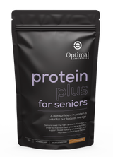 Optimal Essentials Coffee Protein Plus Powder for Seniors for Protein Intake at Eat Well Health