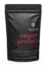 Optimal Essentials Chocolate Flavoured Vegan Protein Plus Powder for Protein Intake at Eat Well Health