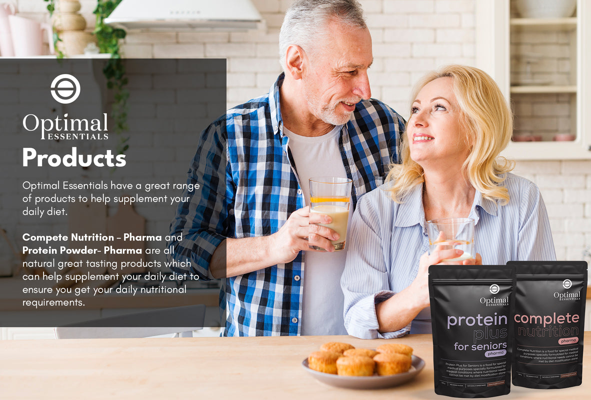 Optimal Essentials Products Banner- Eat Well Health